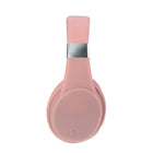 Basic Tech Wireless Over The Ear Foldable Headphones - Pink-7 hour playback time