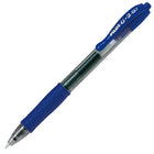 Pilot G-2 Gel Ink Roller Ball Pens Retractable Refillable - 0.7mm - Blue - 12 Pack (BLG2-7-BE)  -Blue