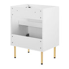Modway Chaucer 24" Bathroom Vanity Cabinet - White-Sink Basin And Fixtures Not Included