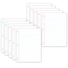 Ashley Productions Smart Poly PosterMat Pals Space Savers - 13" x 9-1/2" - White Notebook Paper - 10 Pack-It's a poster, it's a placemat, it's both! Great smaller size for easy use in the classroom, home, office, or on the go!
