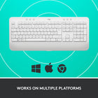 Logitech Signature K650 Comfort Full-Size Wireless Keyboard with Wrist Rest - Off-White-Simply better together: Upgrade to better productivity and flexibility by combining your K650 with the M650 Logitech mouse, personalize via Logi Options+ Software (Windows 10 and macOS 10.15 or later)