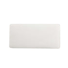 Manhattan Comfort Abigail 42.12" Mid-Century Modern Velvet Upholstered Ottoman Bench - Cream-30 Day Limited Manufacturer's Warranty
