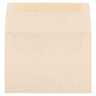 JAM Paper A6 Parchment Invitation Envelopes - 4.75" x 6.5" - Natural Recycled - 50 Pack -Size: A6 (4.75 x 6.5 inches), Made from 30% recycled material