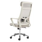 Zuo Jett High Back Office Chair - Light Grey-7