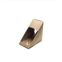 Eco-Packaging Sandwich Box with Window - 800 Pack-Triangular box with window