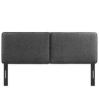 Modway Lindee Boucle Fabric King Headboard - Slate-7 Mounting Positions