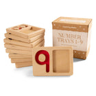 Learn Well Number Trays 1-9-Ideal for exploring counting, number bonds and mathematical language of more than and less than