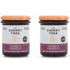 The Cherry Tree Cherry & Amaretto Extra Jam - 225 g - 2 Pack-Rich extra jam made with succulent sour cherries.