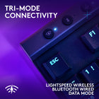 Logitech G515 Lightspeed TKL Wireless Low Profile Gaming Keyboard - Black-PBT Keycaps: Double-shot PBT keycaps offer durability for the most intense moments of play and look as good as they perform with anti-oil design and premium feel