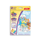 Crayola Colour & Erase Reusable Puzzle Set - Bluey-TRAVEL FRIENDLY: This travel activity for toddlers and kids is compact and easy to carry for entertainment on the go