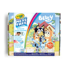 Crayola Color Wonder Mess-Free Bluey Activity Kit-MESS-FREE COLOURING KIT: Prepare to embark on a mess free colouring quest with Bluey and friends! This set includes 27 Color Wonder colouring pages, 8 mess-free Color Wonder markers, 4 sticker sheets, 2 pop-out character pages, 1 trifold background scene