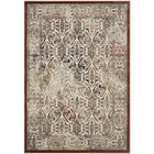Modway Hester Ornate Turkish Vintage Area Rug - 5 ft W x 8 ft L - Tan/Walnut Brown-Vintage Ornate Turkish Area Rug