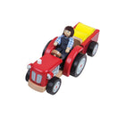 Bigjigs Toys Tractor and Trailer Playset-The trailer has plenty of room for all of your farm animals too