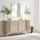 Modway Eudora 60" Sideboard - Oak-Sliding Doors