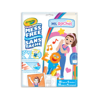 Crayola Colour Wonder Mess-Free Colouring Pages & Markers - Ms. Rachel-Includes 18 Ms. Rachel-themed colouring pages and 4 Colour Wonder markers