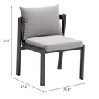 Zuo Horizon Dining Chair - Grey - Set of 2-6