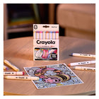 Crayola Colour Collections Dual-Tip Alcohol-Based Markers - Pastels Edition - 8 Pack-Vibrant & consistent colour on any paper: enjoy flawless colour laydown on everything from premium colouring pages to everyday printer paper