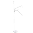 OttLite Natural Daylight LED Flex Floor Lamp - Clearsun - White-Provides smooth, uniform light with Color Rendering Index (CRI) of 95+ for excellent color accuracy