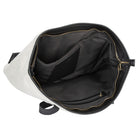 Gry Mattr Sherpa/ Vegan Leather Tote Bag -Inner compartments