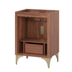 Modway Daylight 24" Bathroom Vanity Cabinet - Walnut-Assembly Required