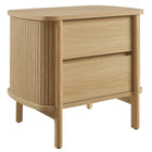 Modway Cadence 2-Drawer Nightstand - Oak-2-Drawer Nightstand