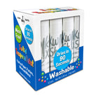 Kwik Stix Solid Tempera Paint Sticks - White - 12/Pack - 2 Pack-Great for projects needing certain colours replaced quicker than others