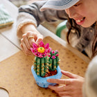 LEGO Botanicals Flowering Cactus-Zoom, rotate and track progress in the LEGO Builder app