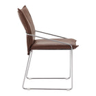 Zuo Pola Dining Chair - Brown - Set of 2-Dimensions: 23.6" L x 19.7" W x 31.9" H