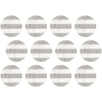 Maxwell & Williams Coaster Collective Round Beige/White Marble Coaster - 12 Pack-Made of Heat Resistant Ceramic