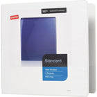 Staples Standard View Binder with D-Rings - 3" - White-Slant rings have a high page capacity compared to same size round rings