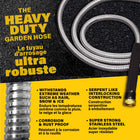 Bionic Steel Pro Metal Heavy Duty Garden Hose with Sprayer Nozzle - 125'-Non kinking flexible serpent design resists crushing, punctures, and tangles while staying lightweight and easy to coil