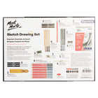 Mont Marte Signature Sketch and Drawing 30-Piece Set-Includes graphite pencils and sticks, a woodless graphite pencil, charcoal sticks, charcoal pencils and coloured charcoal pencils for varied mark making