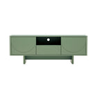 Manhattan Comfort Ella 59.1" Modern TV Stand - Sage Green-Modern TV Stand for Living Room Use