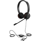 Jabra Evolve 20 UC Stereo Headset with Foam Ear Pad - Unified-The Jabra Evolve 20 is a professional computer headset designed for office use, ideal for voice calls, virtual meetings, and multimedia applications.