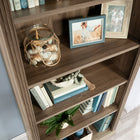 Sauder Arch 5-Shelf Bookcase - Salt Oak-Clear instructions: With illustrated instructions and labeled parts, you'll set it up quickly and easily
