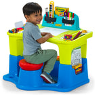 Simplay3 Creative Kids Art Desk-Sensory pad for fidgeting feet