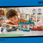 LEGO My City Drive-Through Car Wash-Includes a car wash with a vacuum station, 2 toy cars and 4 minifigures