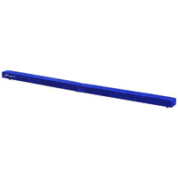 Soozier 7 ft Folding Balance Beam - Gymnastics Beam with Suede Surface - Blue-7 ft Long Beam excellent for home or gym use to practice basic gymnastic routines on 