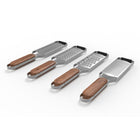 Minimal Graters with Wooden Handle - 4 Pack-Grater Dimensions: 306x64x20mm