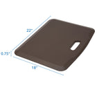 Mount-It! Anti-Fatigue Mat - 18" x 22" - Brown-10