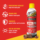 Blaster PB Penetrating Catalyst 11 oz - 12 Pack-Protects Against Further Rust and Corrosion