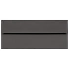 JAM Paper #10 Business Envelopes, 4 1/8 x 9.5, Dark Grey, 1000 Pack (36396438B)-Dark gray