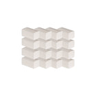 Globe Commercial SF250WHT Single Fold Towels - White - 250 Sheets/Pack - 16 Pack-Fits universal dispensers