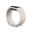 Google Fitbit Charge 6 Fitness Tracker - Porcelain/Silver Aluminum-Google Maps