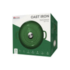 Maxwell & Williams Cast Iron Covered Casserole - 6.2L - Green-Stove to Oven convenience, safe up to 200 degrees celsius