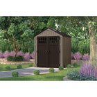 Suncast Everett Storage Shed - 6' x 5' - Dark Taupe-Perfect for all of your large scale storage needs.