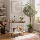 Zuo Antalya Bar Cart - Multicolor-Assembly required