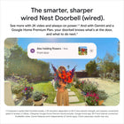 Google Nest Wired Doorbell (3rd Gen) - Linen-The Nest Doorbell sends built-in alerts when it spots a person, package, vehicle or animal, so you know who’s coming and going.