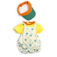 Miniland Doll Clothes - Boy Summer Outfit-Promotes physical and health development through the exercise of fine motor and personal care skills