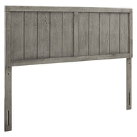 Modway Robbie Wood King Headboard - Grey-King Wood Headboard